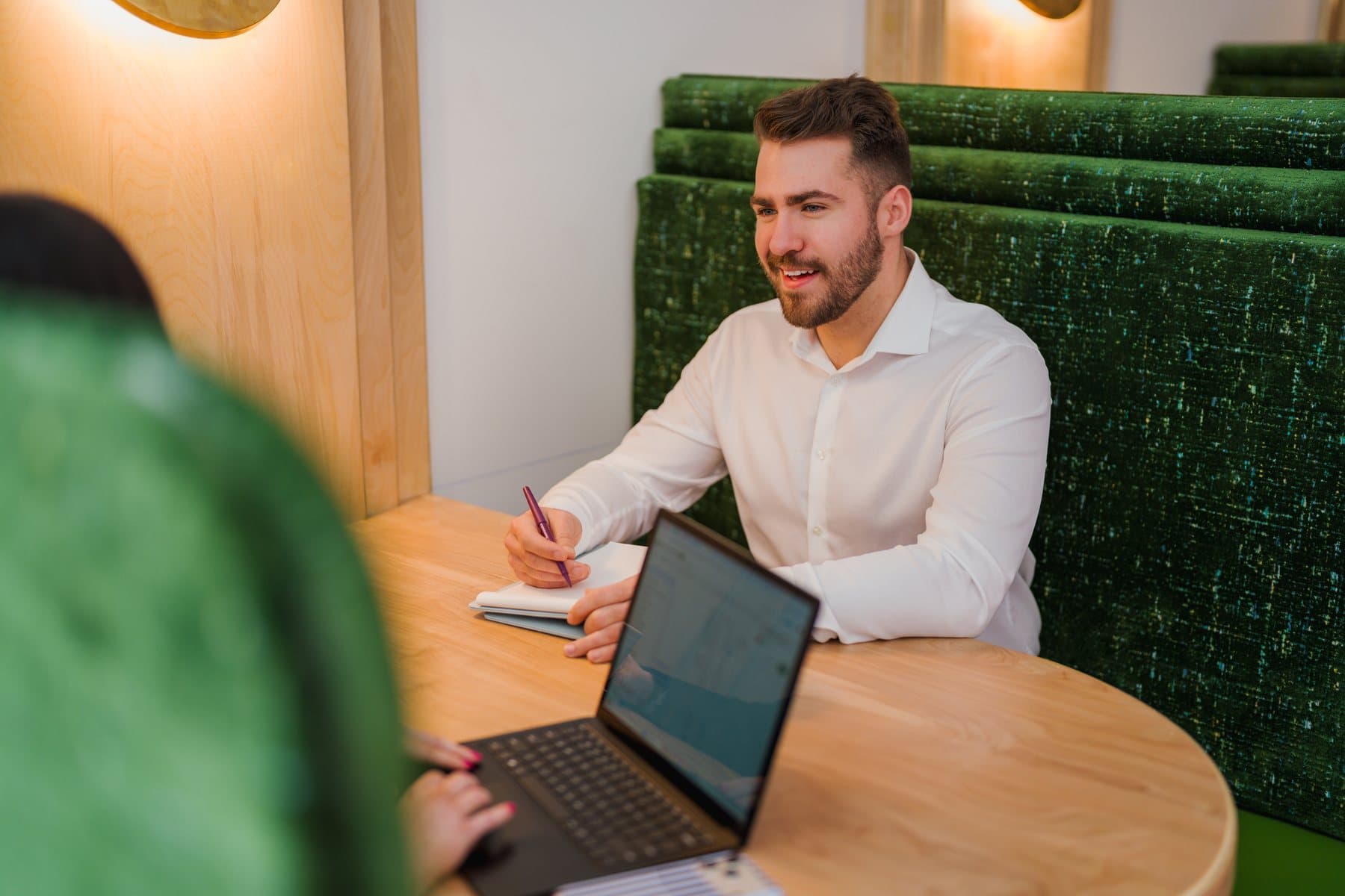 Matthew Farrahar in a real estate advisory conversation